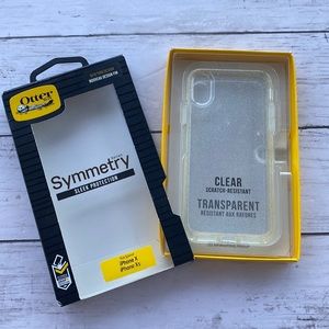 OtterBox Symmetry iPhone X/XS Clear Glitter Sparkle Bling Target Exclusive NEW